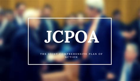 what is jcpoa stand for.